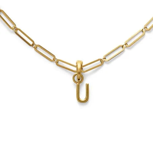 Water-Resistant Letter Charm