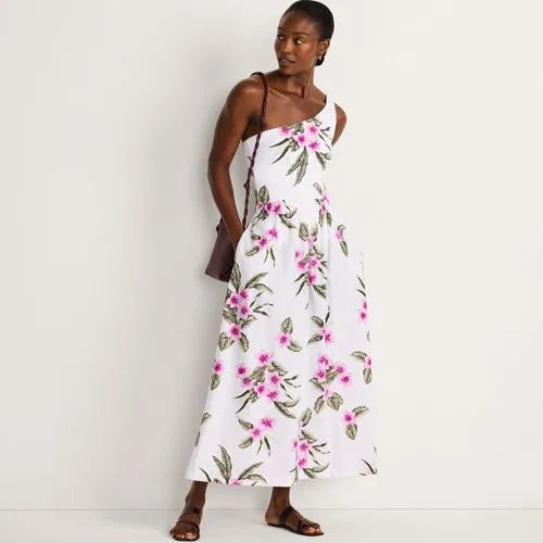 Women's Poplin Pull On Maxi Skirt