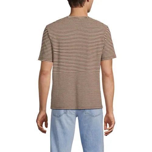 Men's Short Sleeve Cotton Linen Tee