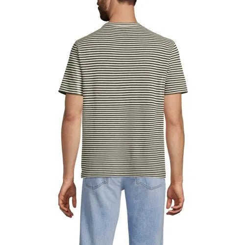 Men's Short Sleeve Cotton Linen Tee