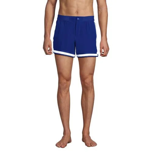 Men's 5" Quick Dry Striped Pull on Board Short