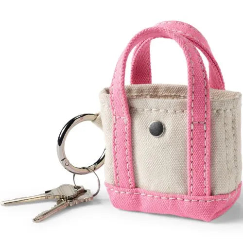 Micro Canvas Tote Charm