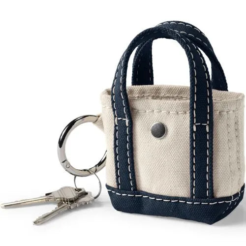 Micro Canvas Tote Charm