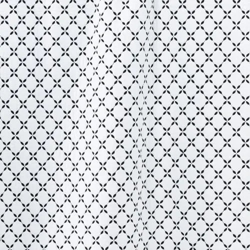 Embroidered Diamond Double Voile Quilt
