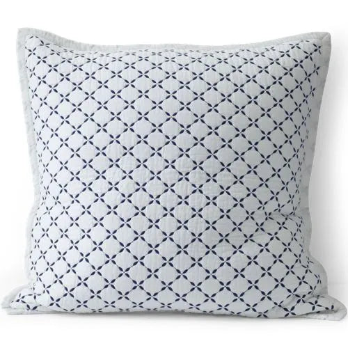 Embroidered Diamond Double Voile Quilt