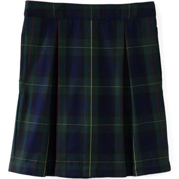 Girls Plaid Skort Top of Knee