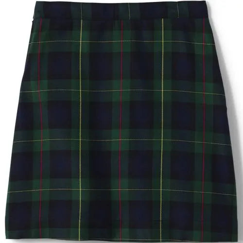 Girls Plaid A-line Skirt Below The Knee