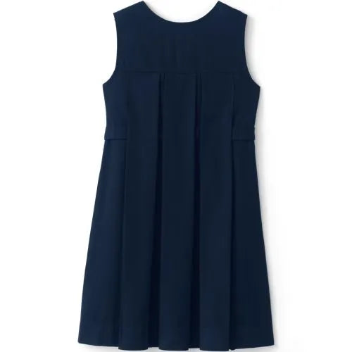 Girls Solid Pleated Jumper