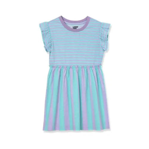 Girls Short Sleeve Gathered Waist Tunic Top