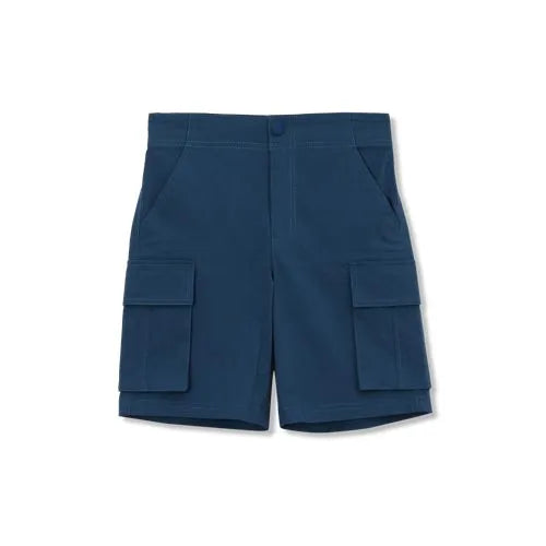 Boys Stretch Canvas Cargo Shorts