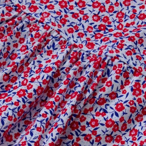 Girls Short Sleeve Gathered Waist Jersey Dress