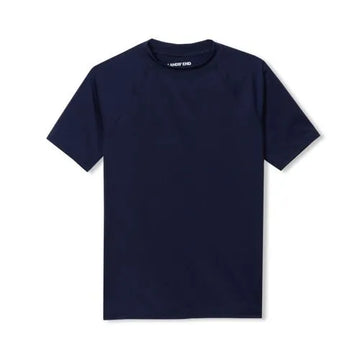 Boys Sunshade UPF 50 Short Sleeve Solid Rash Guard