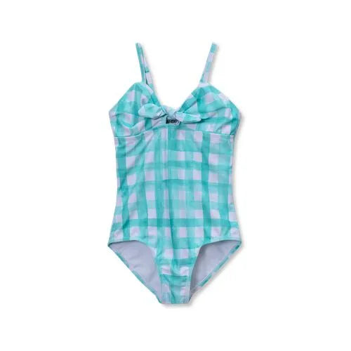 Girls Chlorine Resistant Cutout One Piece Swimsuit