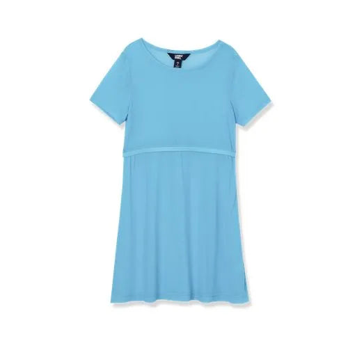 Girls Short Sleeve Mesh Cover Up