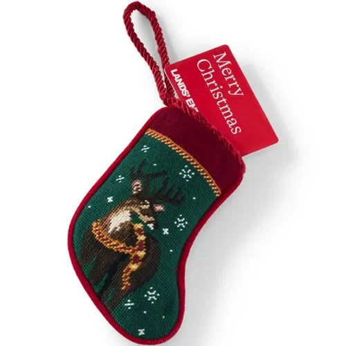 Mini Needlepoint Christmas Stocking