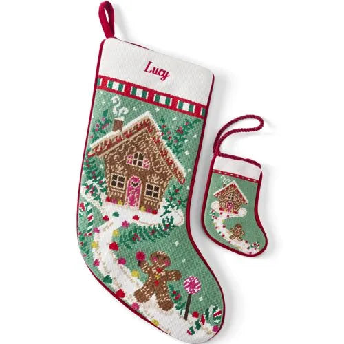 Mini Needlepoint Christmas Stocking