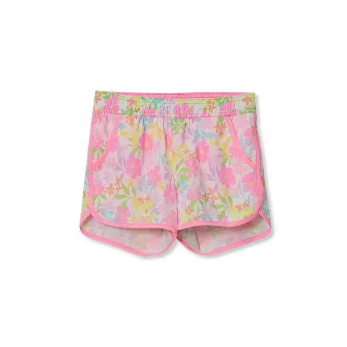 Girls Chlorine Resistant Stretch Woven Swimsuit Shorts