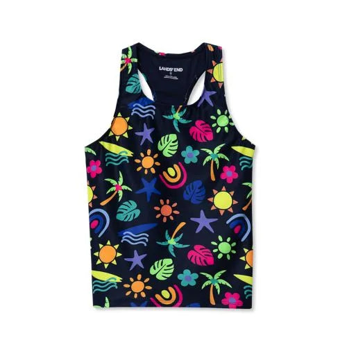 Girls Racer Back Tankini Swim Top