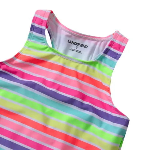 Girls Racer Back Tankini Swim Top