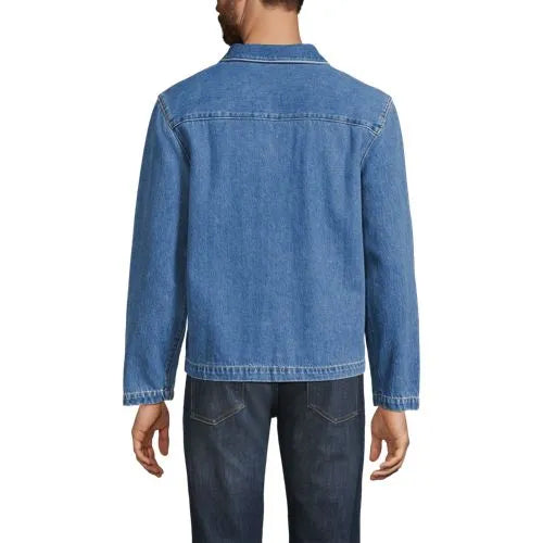 Men's Lightweight Denim Full Zip Jacket