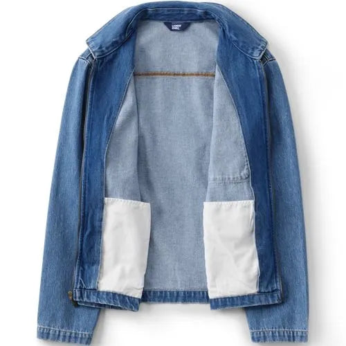 Men's Lightweight Denim Full Zip Jacket