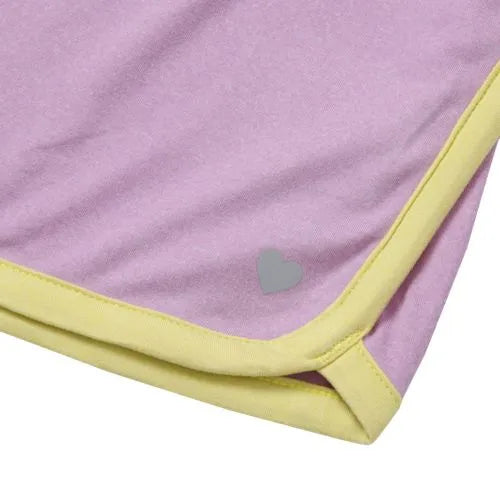 Girls Short Sleeve Active Curved Hem Tee