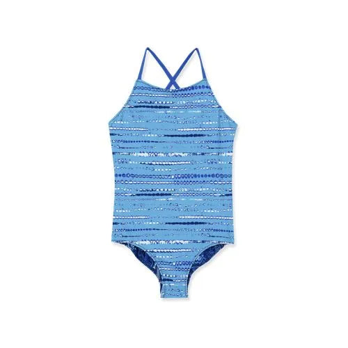 Girls Chlorine Resistant Reversible One Piece Swimsuit