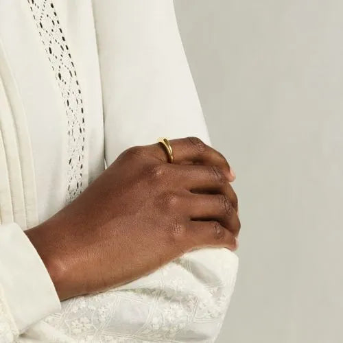 Water-Resistant Adjustable Metal Ring