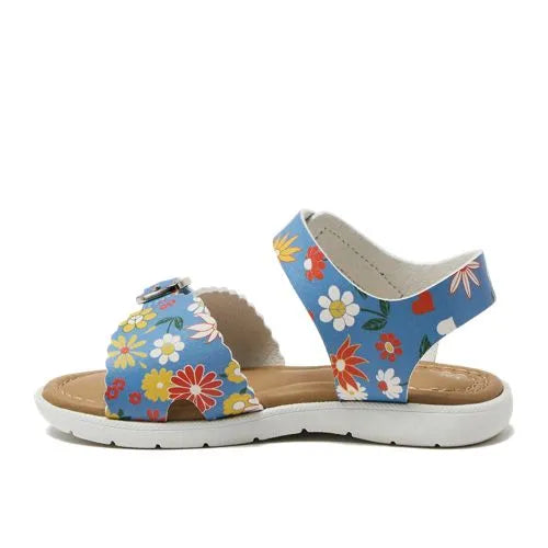 Toddlers Easy On Scalloped Sandals