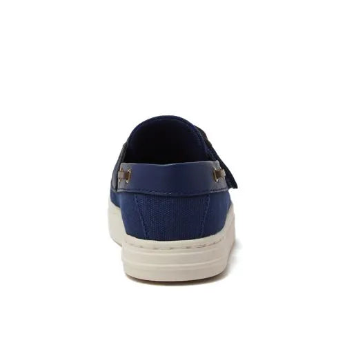Kids Canvas Easy On Boat Shoes