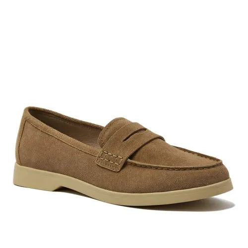 Men's Suede Penny Loafers