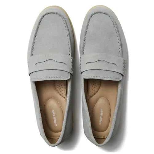 Men's Suede Penny Loafers