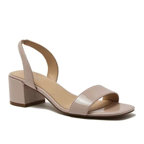 Women's Essential Leather Block Heel Sandals