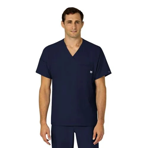 School Uniform Men's Wink W123 V-neck Scrub Top