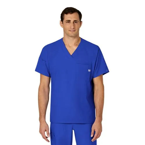 School Uniform Men's Wink W123 V-neck Scrub Top
