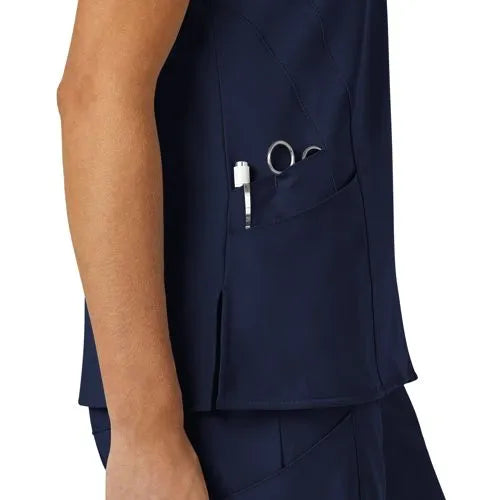 School Uniform Women's Wink W123 Stylized V-Neck Scrub Top
