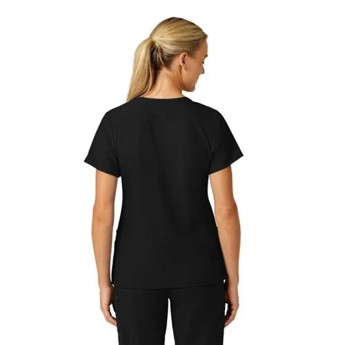 School Uniform Women's Wink W123 Stylized V-Neck Scrub Top