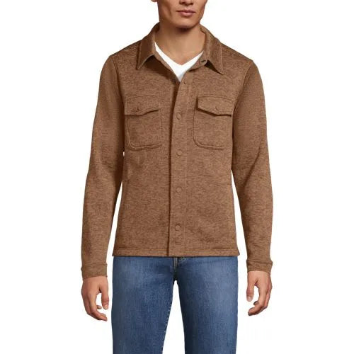 Unisex Sweater Fleece Shirt Jacket