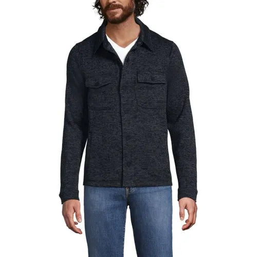 Unisex Sweater Fleece Shirt Jacket