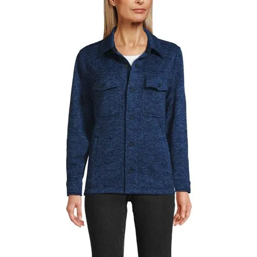 Unisex Sweater Fleece Shirt Jacket