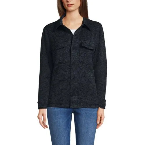 Unisex Sweater Fleece Shirt Jacket