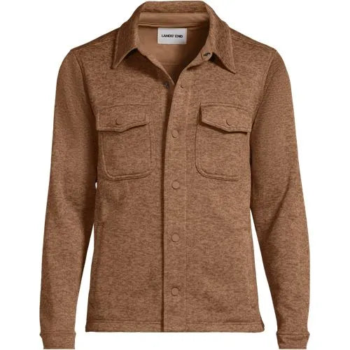 Unisex Sweater Fleece Shirt Jacket