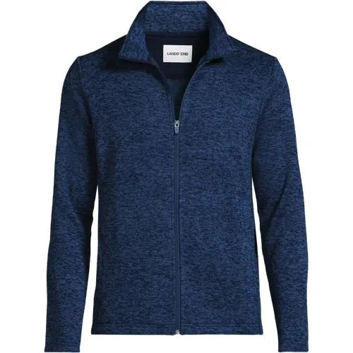 School Uniform Men's Sweater Fleece Zip Front Jacket