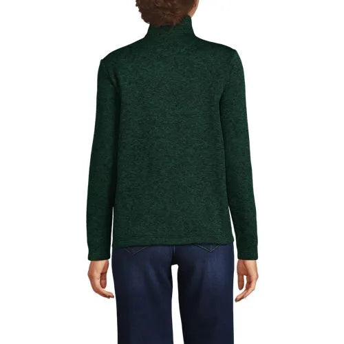School Uniform Women's Sweater Fleece Zip Front Jacket