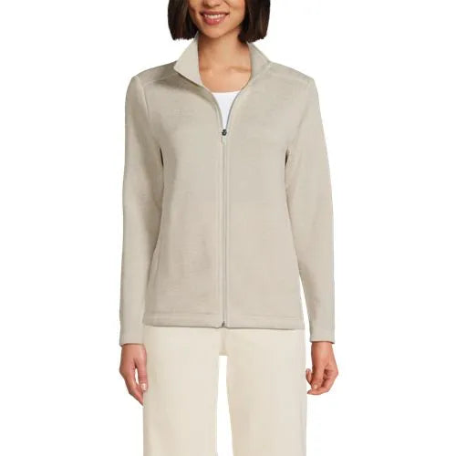School Uniform Women's Sweater Fleece Zip Front Jacket