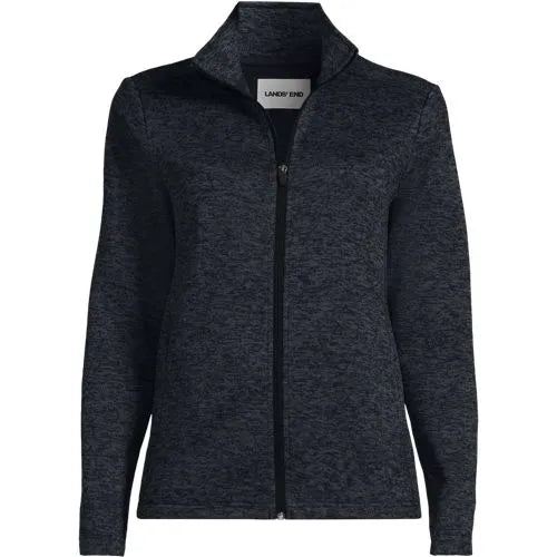 School Uniform Women's Sweater Fleece Zip Front Jacket