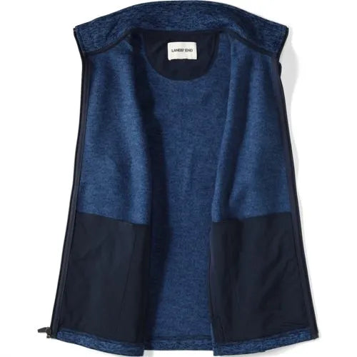 School Uniform Unisex Sweater Fleece Zip Front Vest