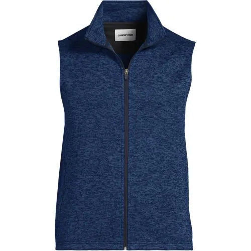 School Uniform Unisex Sweater Fleece Zip Front Vest