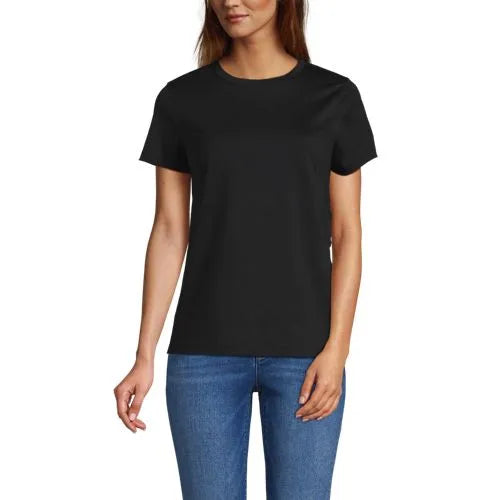 School Uniform Women's Supima Jersey Short Sleeve Signature Fit Tee Shirt