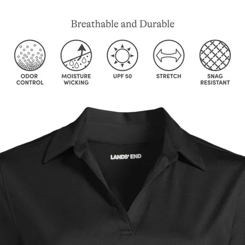 School Uniform Women's Rapid Dry Long Sleeve Sport Collar Polo